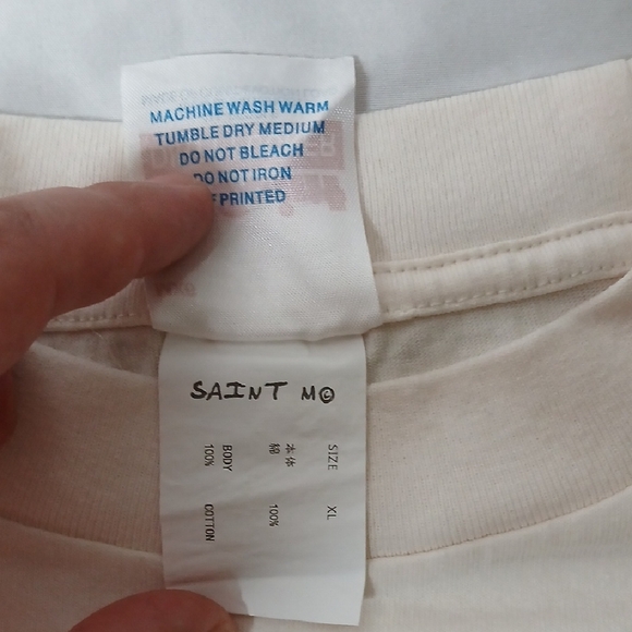 SAINT 100% Insane Short Sleeve Tee - White - Picture 5 of 7